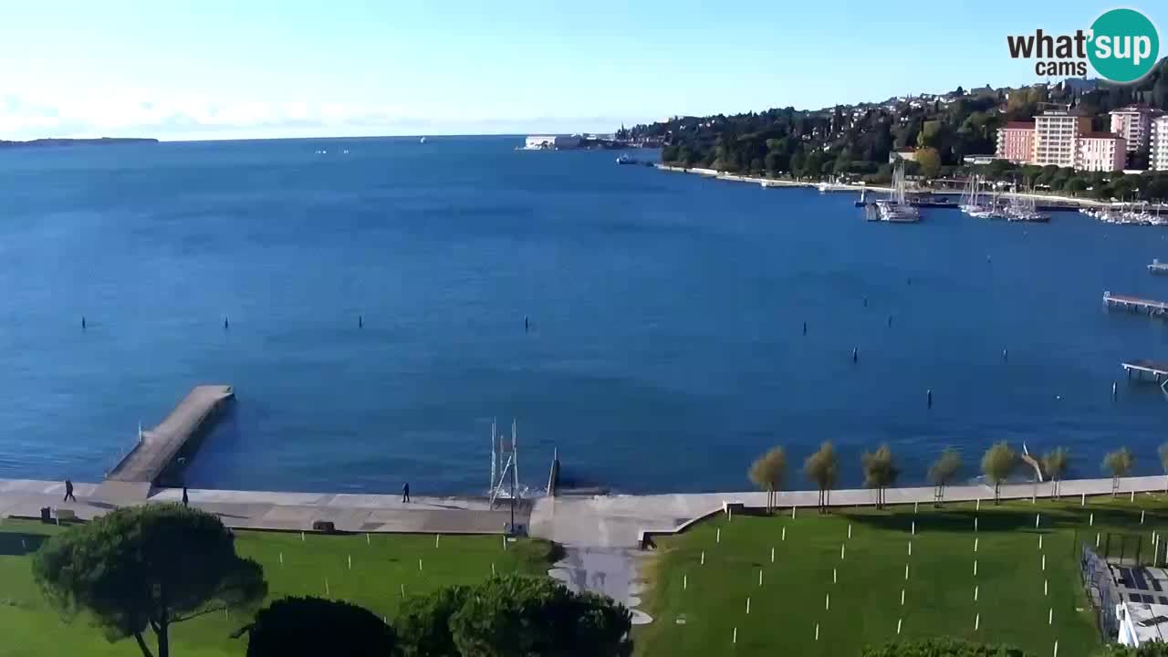 Webcam spiaggia Portorose – Vista dal ristorante Bungalow