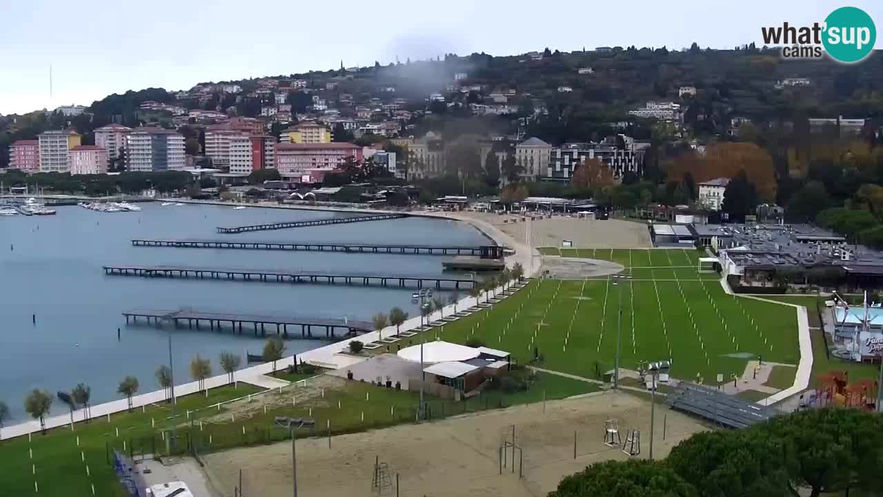 Web kamera Portorož plaža