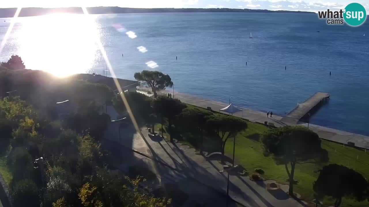 Webcam Playa Portorož – Bungalow