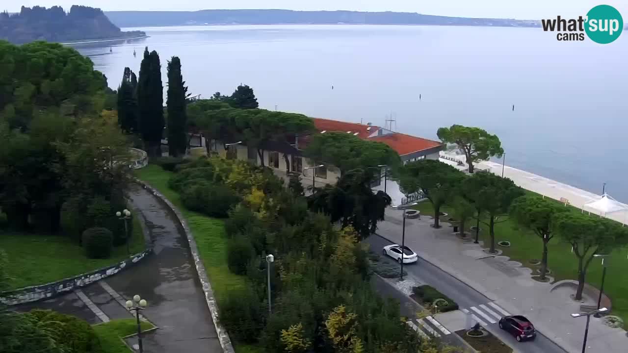 Webcam spiaggia Portorose – Vista dal ristorante Bungalow