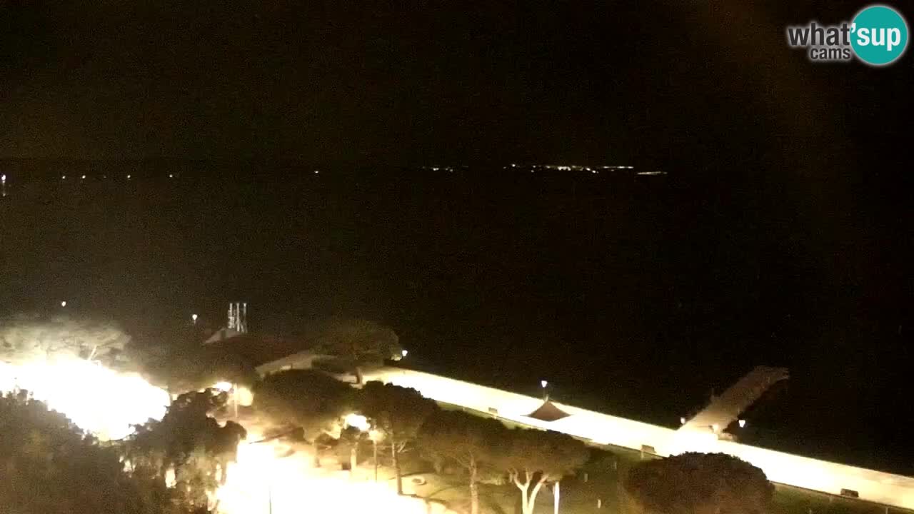 Webcam spiaggia Portorose – Vista dal ristorante Bungalow