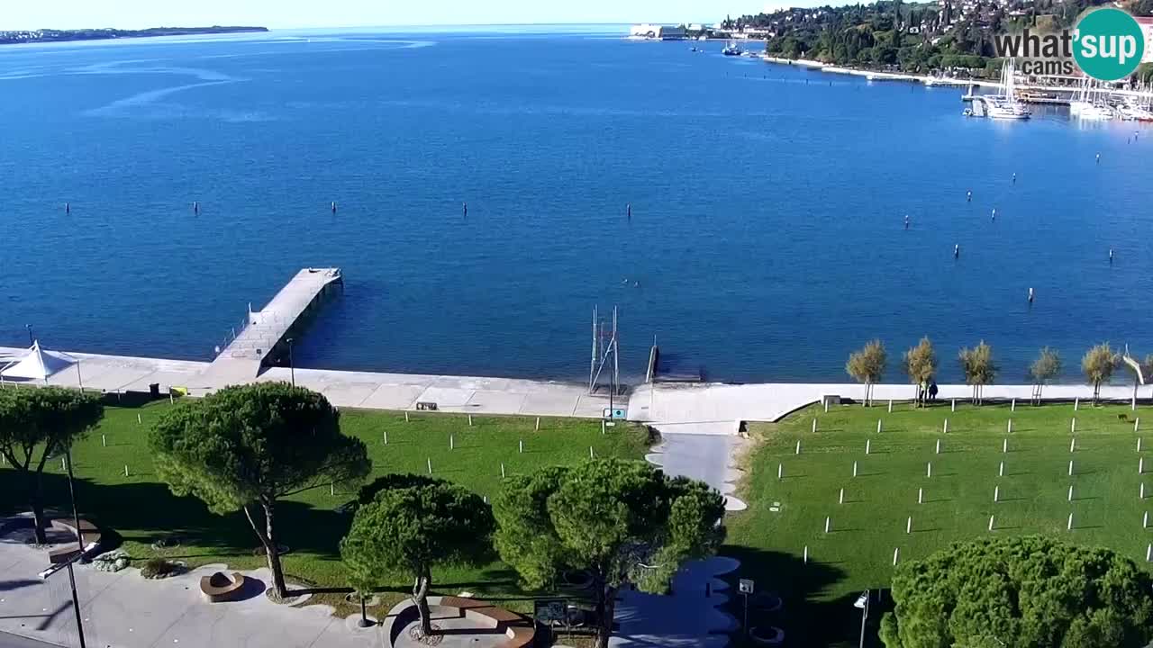 Webcam Playa Portorož – Bungalow