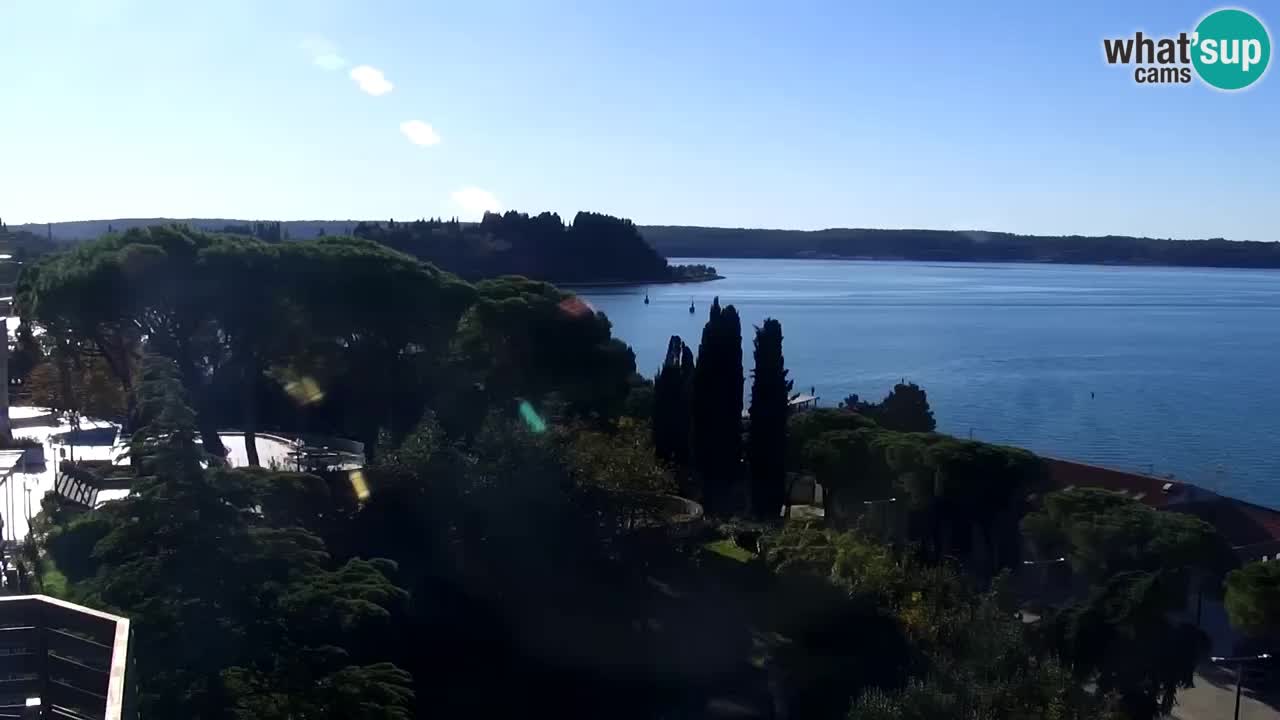 Spletna kamera Portorož plaža – Pogled z restavracije Bungalow