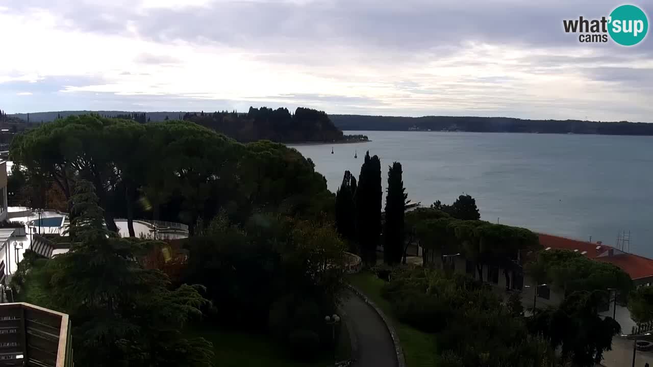 Webcam spiaggia Portorose – Vista dal ristorante Bungalow