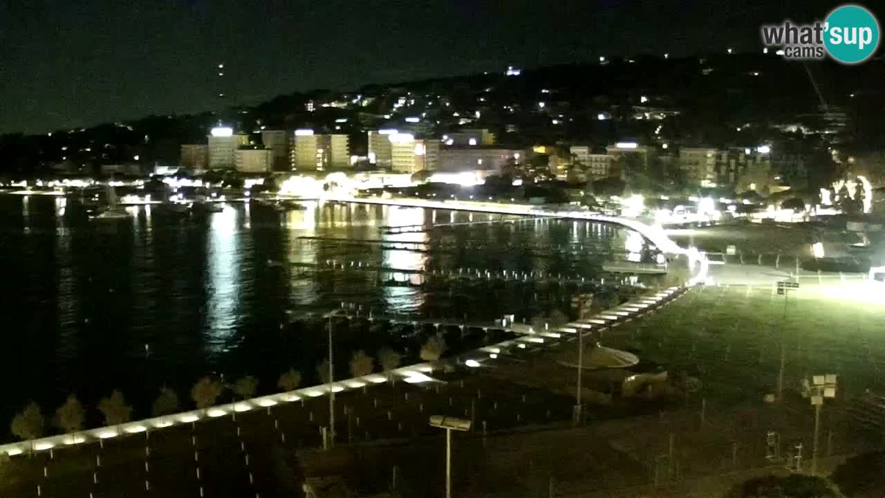 Spletna kamera Portorož plaža – Pogled z restavracije Bungalow