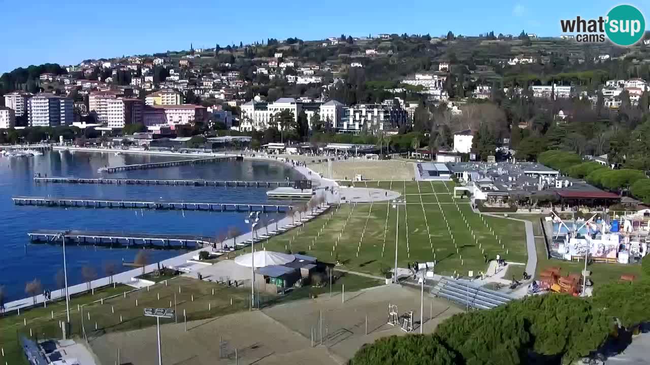 Portorož – panorama webcam