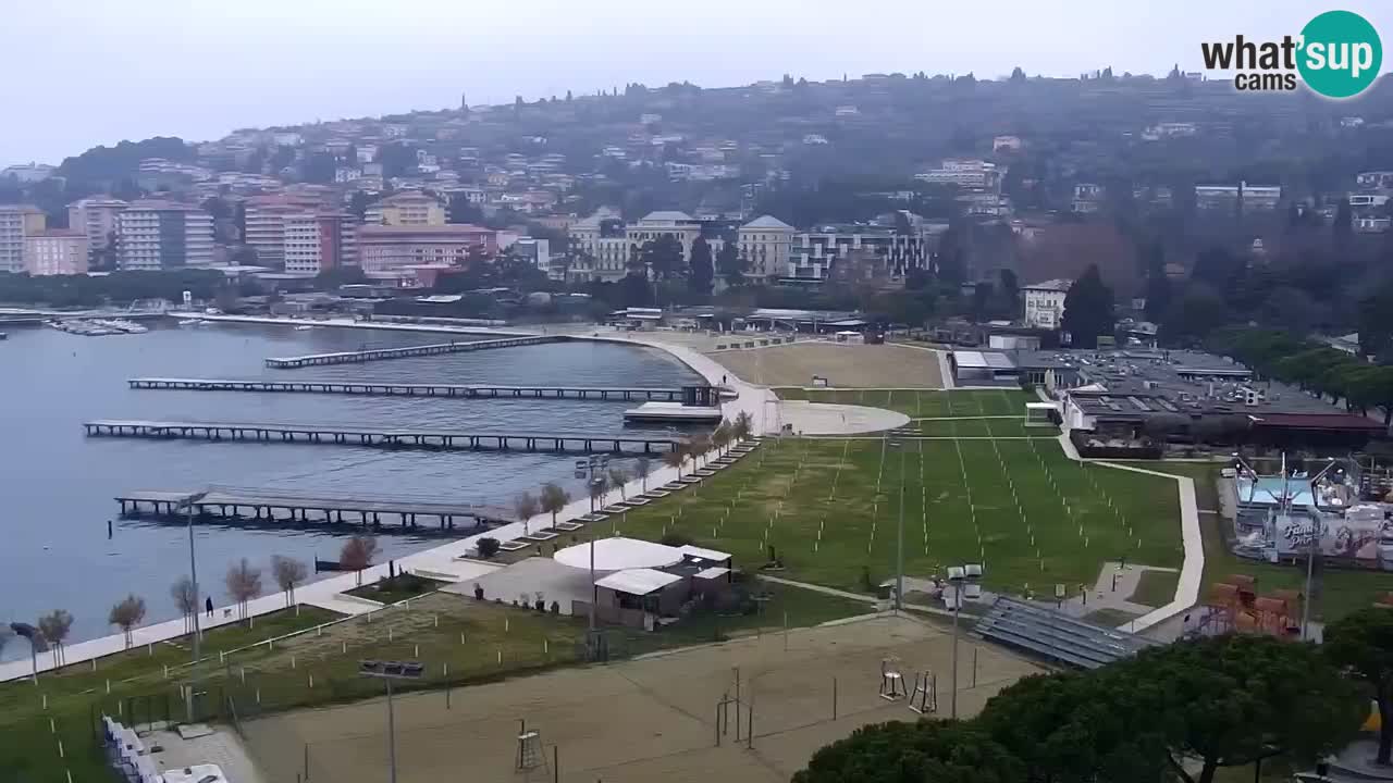 Webcam Live Portorož Strand – Bungalow