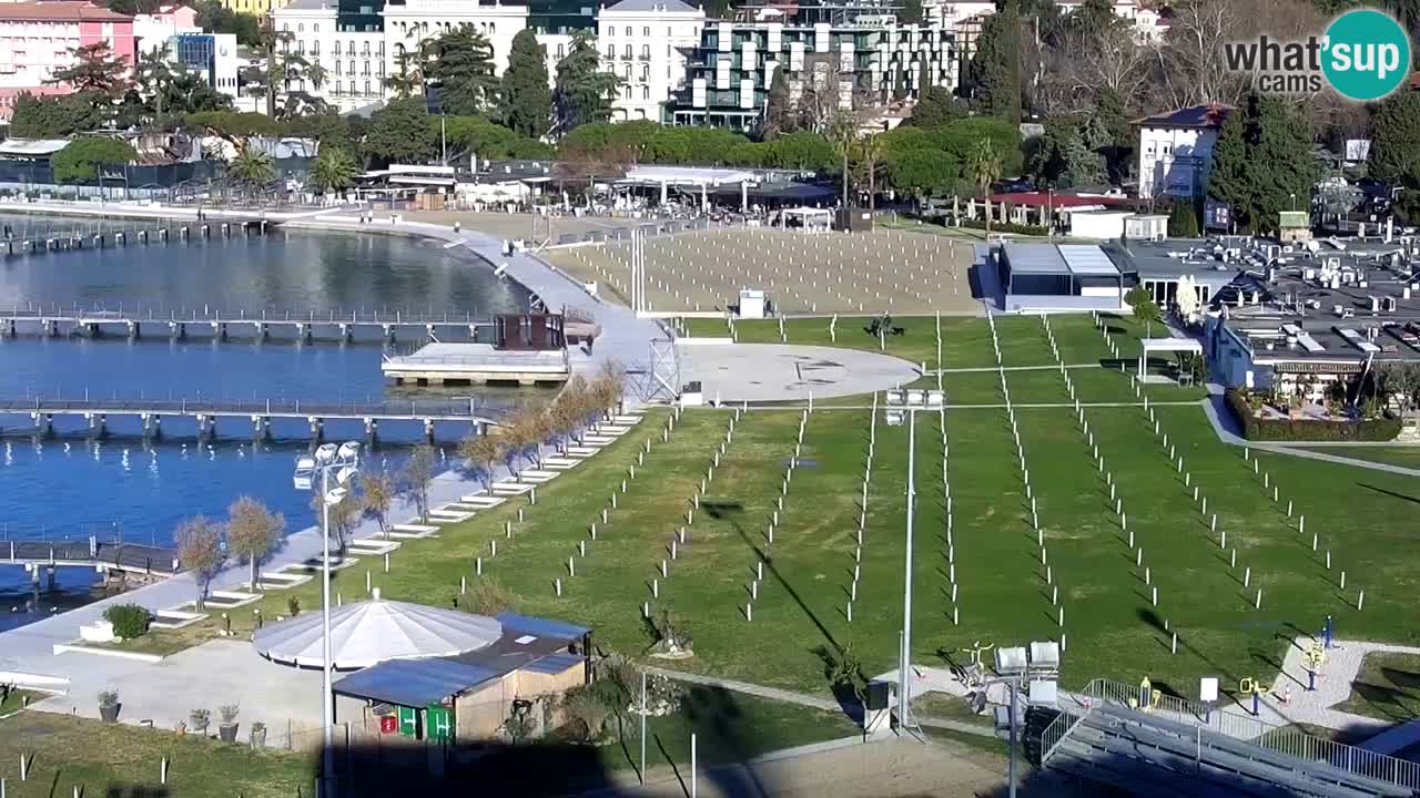 Webcam Portorož Panoramic view from Casino Portoroz