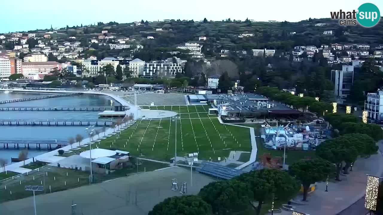 Portorož – panorama webcam