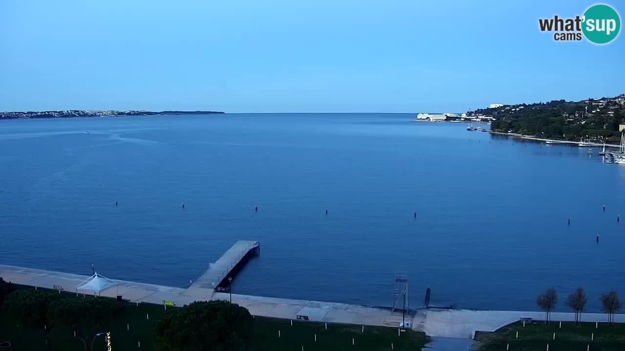 Webcam Portorož Panoramic view from Casino Portoroz