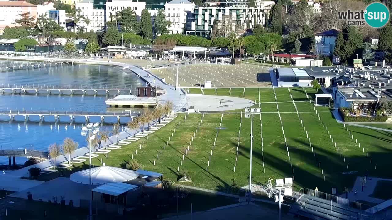 Webcam Portorož Panoramic view from Casino Portoroz