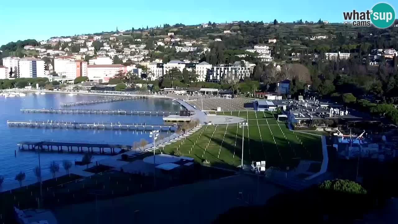 Live cam Portorož  Panorama