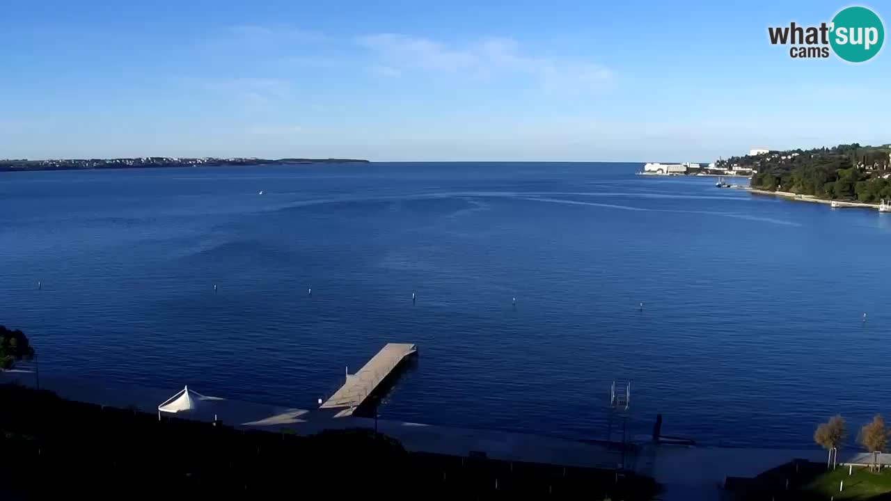 Webcam Portorož Panoramic view from Casino Portoroz