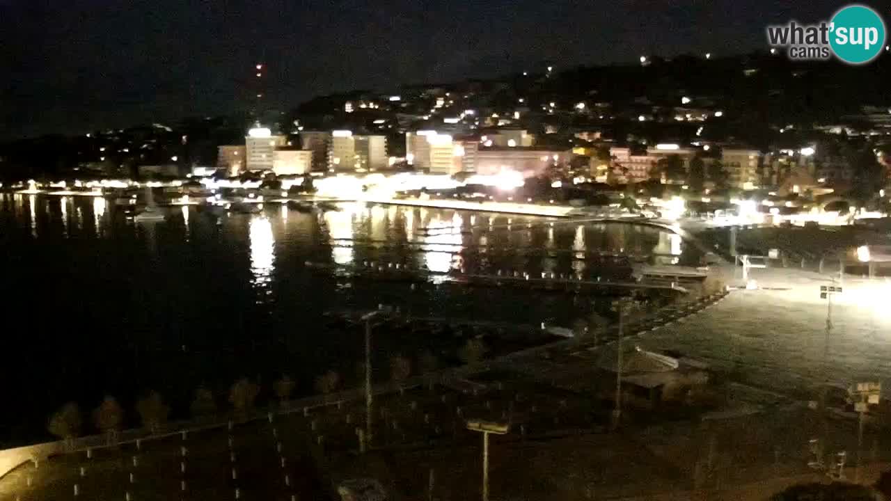 Webcam Portorož Panoramic view from Casino Portoroz