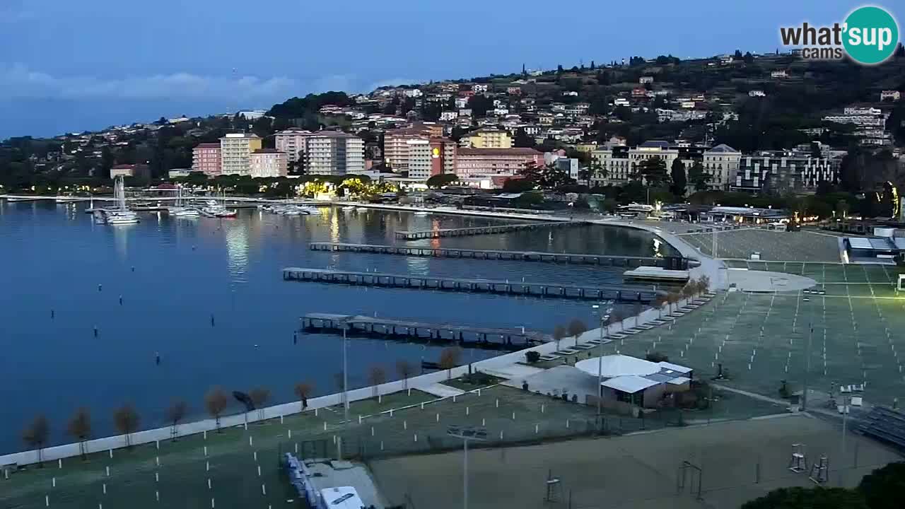 Webcam Portorož Panoramic view from Casino Portoroz