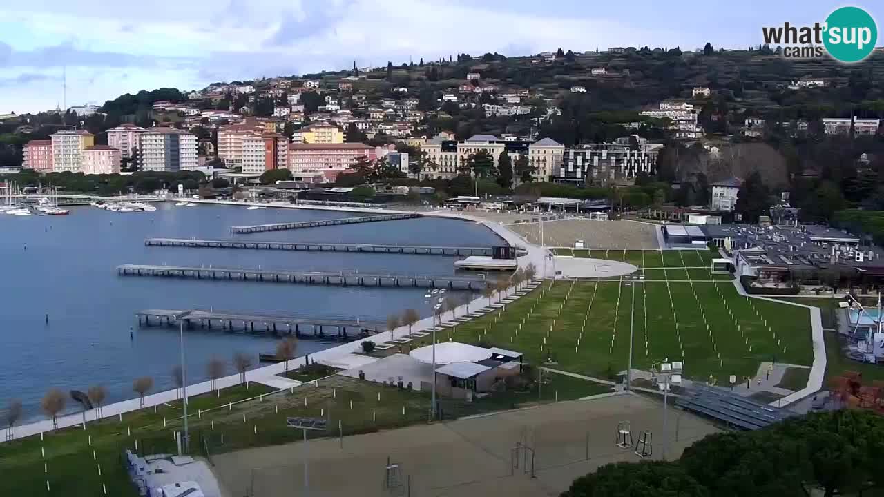 Portorož – panorama webcam