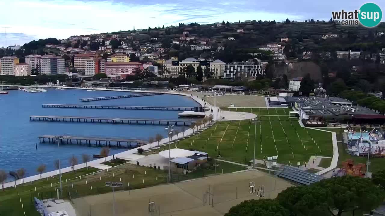 Web kamera Portorož plaža