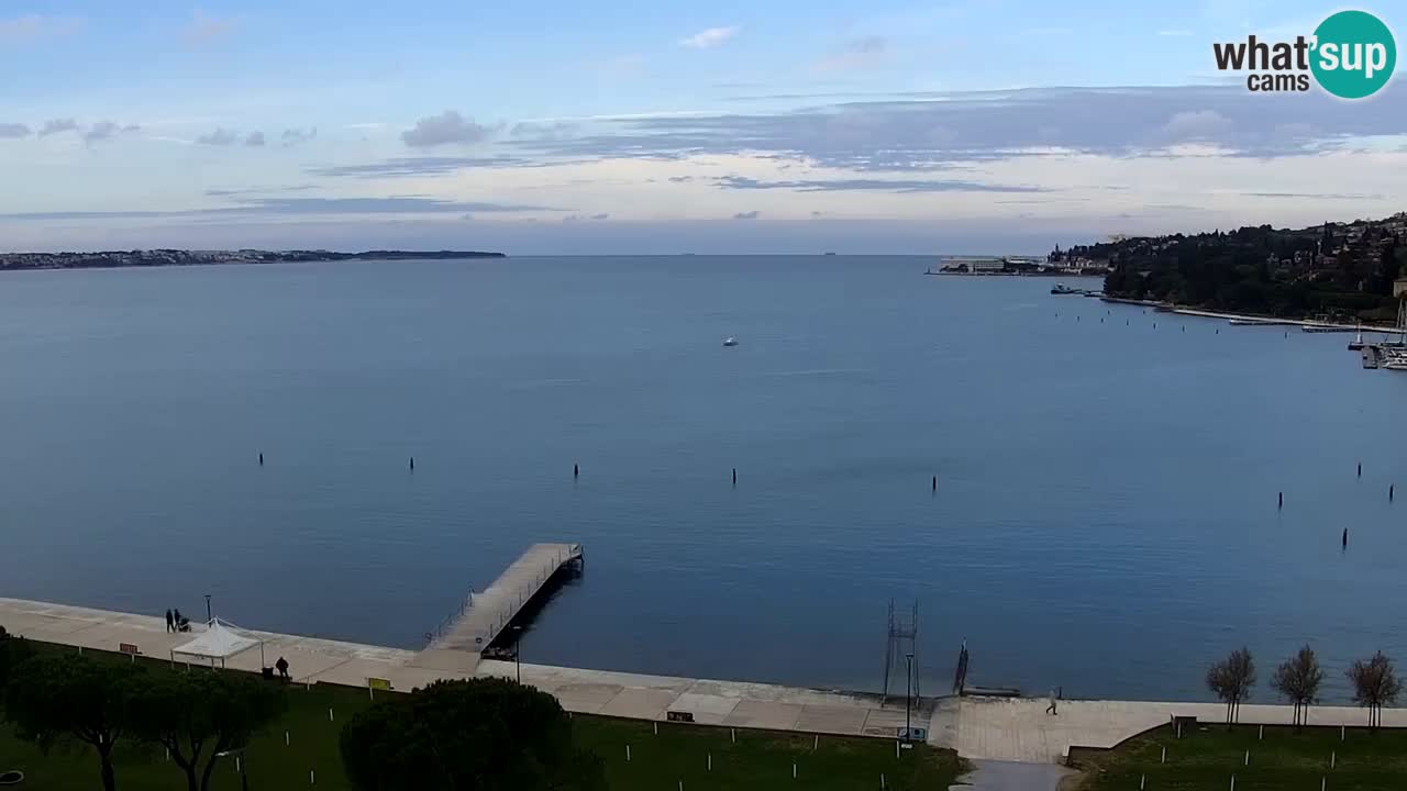 Webcam Portorož Panoramic view from Casino Portoroz