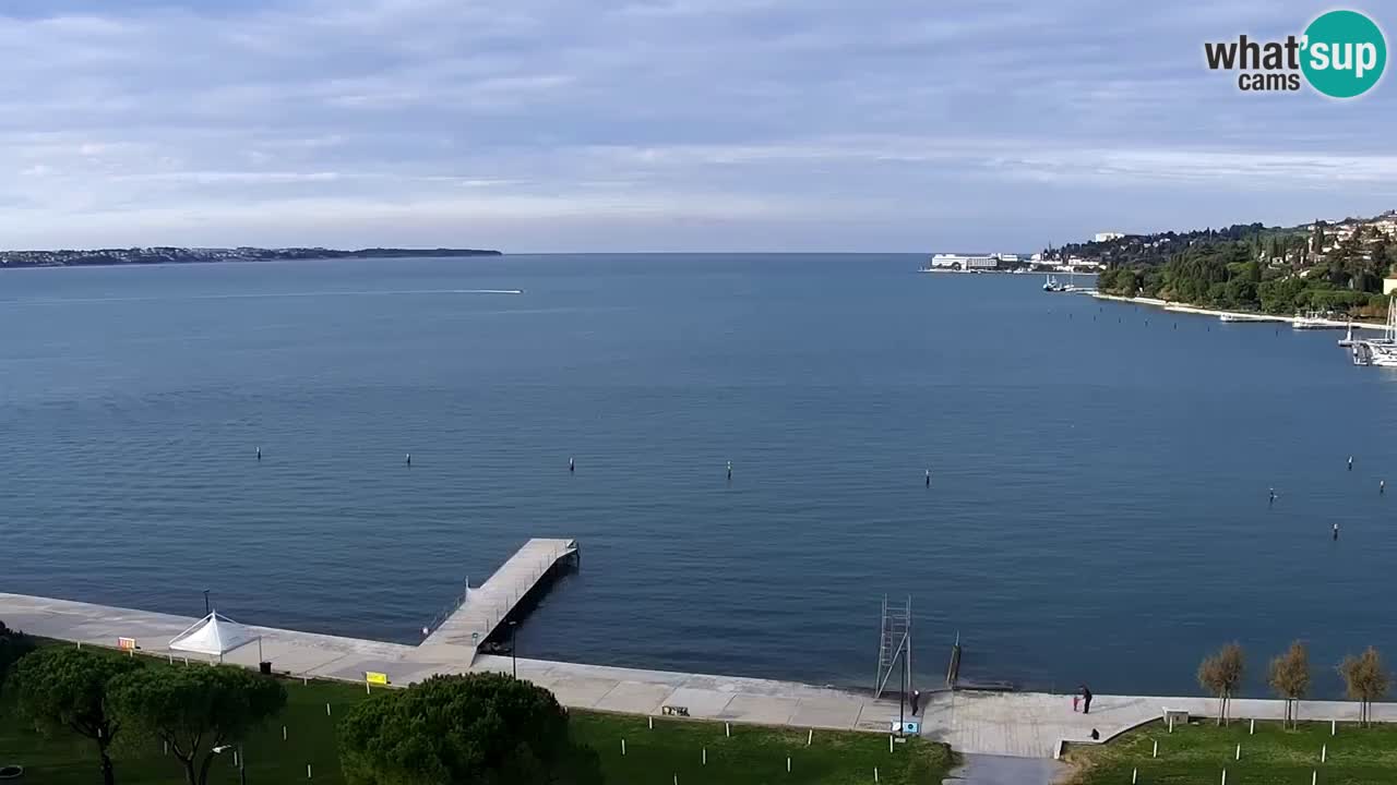 Webcam Live Portorož Strand – Bungalow