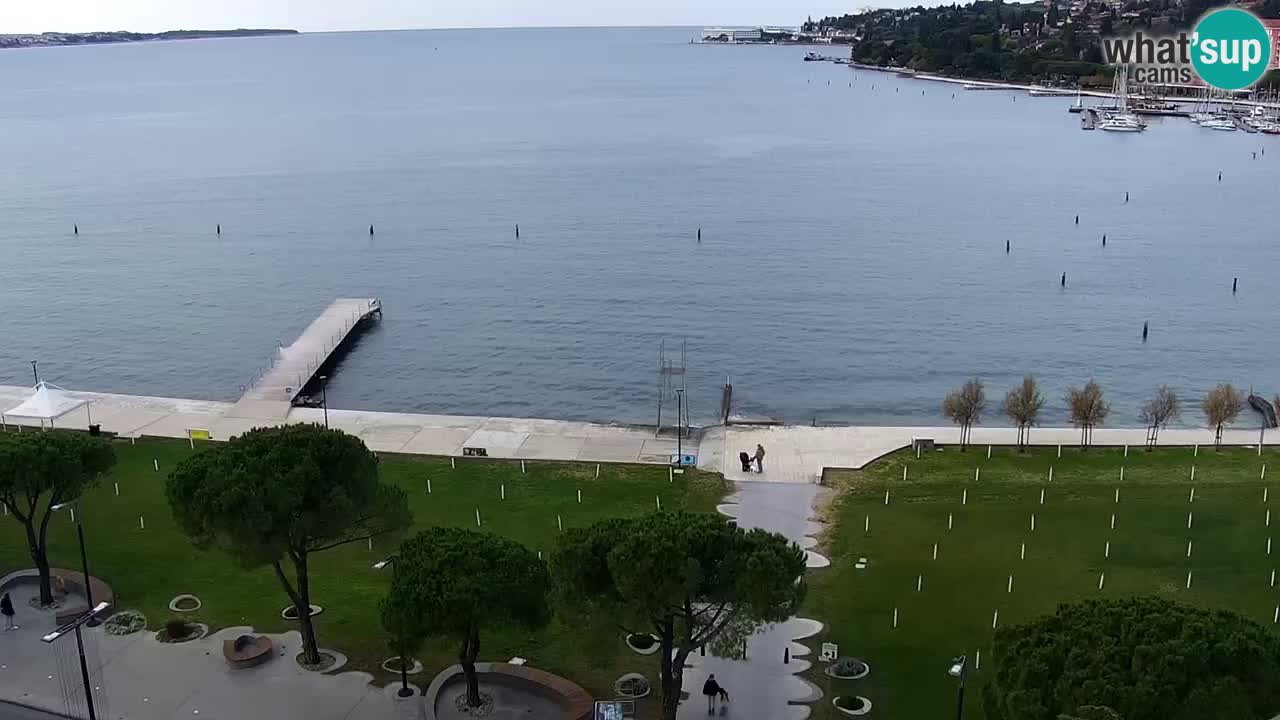 Webcam spiaggia Portorose – Vista dal ristorante Bungalow