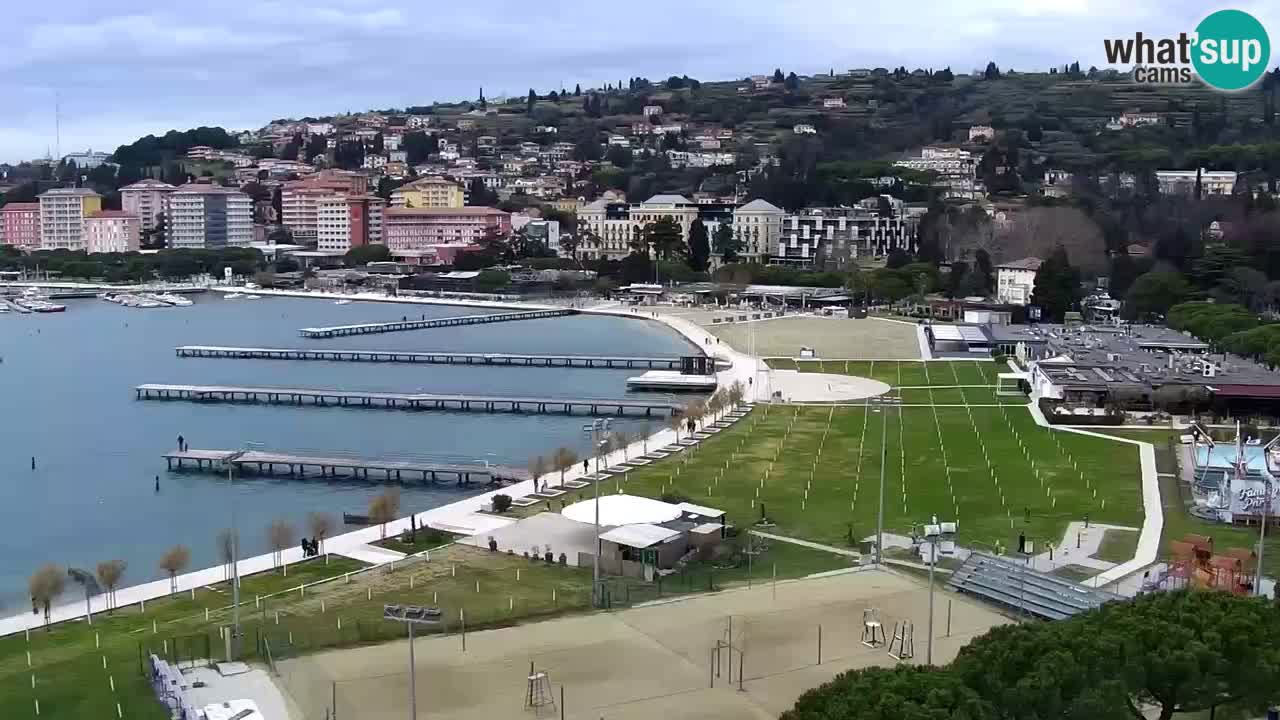 Portorož – panorama webcam