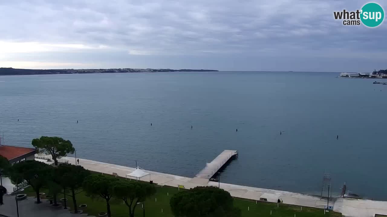 Webcam spiaggia Portorose – Vista dal ristorante Bungalow