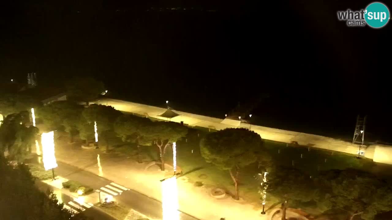 Webcam spiaggia Portorose – Vista dal ristorante Bungalow