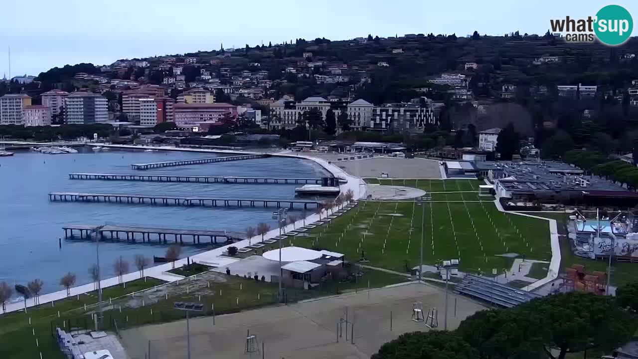 Web kamera Portorož plaža