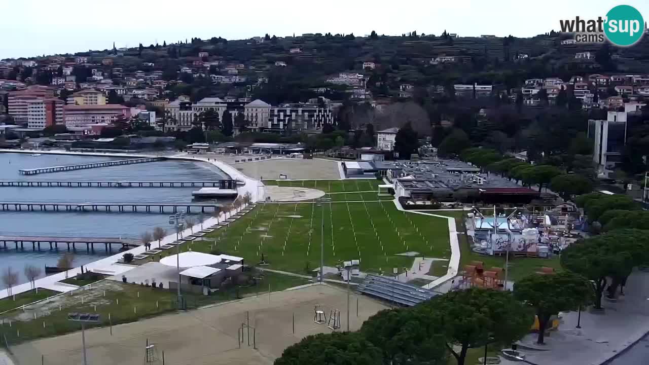 Webcam Live Portorož Strand – Bungalow