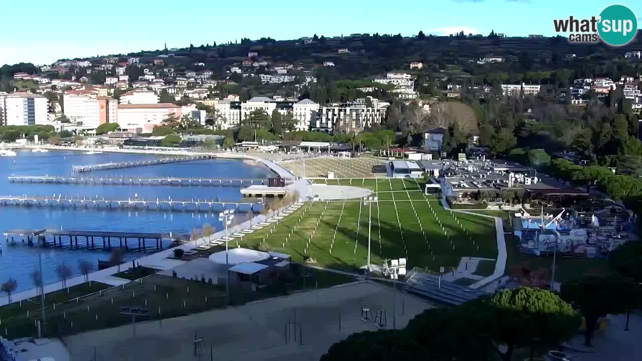 Portorož – panorama webcam