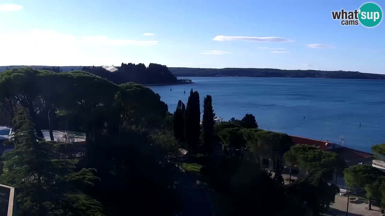 Webcam spiaggia Portorose – Vista dal ristorante Bungalow