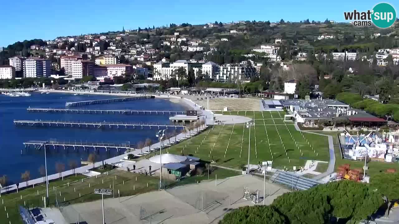 Kamera v živo Portorož – Panorama