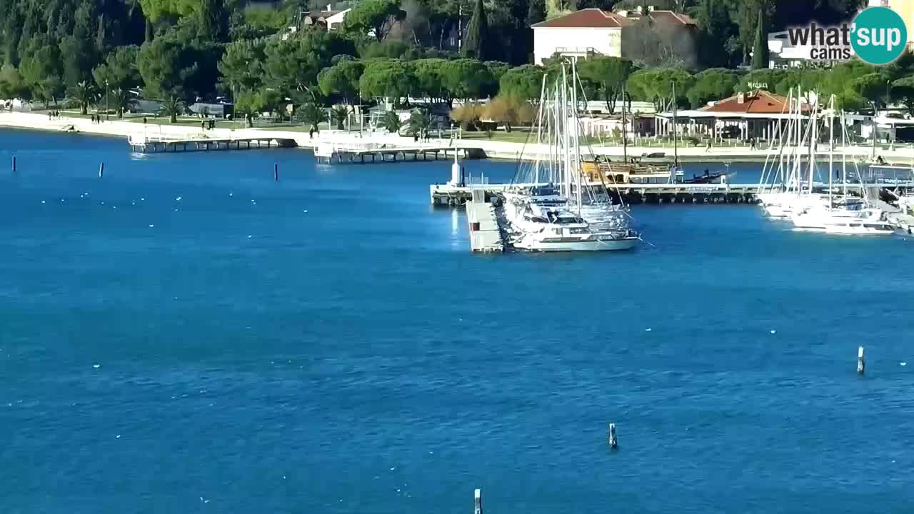 Webcam Portorož Panoramic view from Casino Portoroz