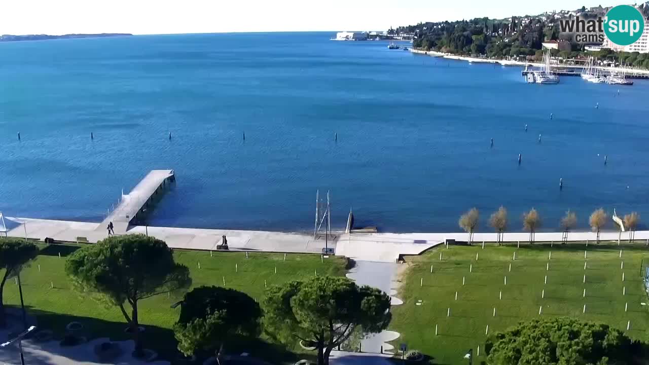 Web kamera Portorož plaža