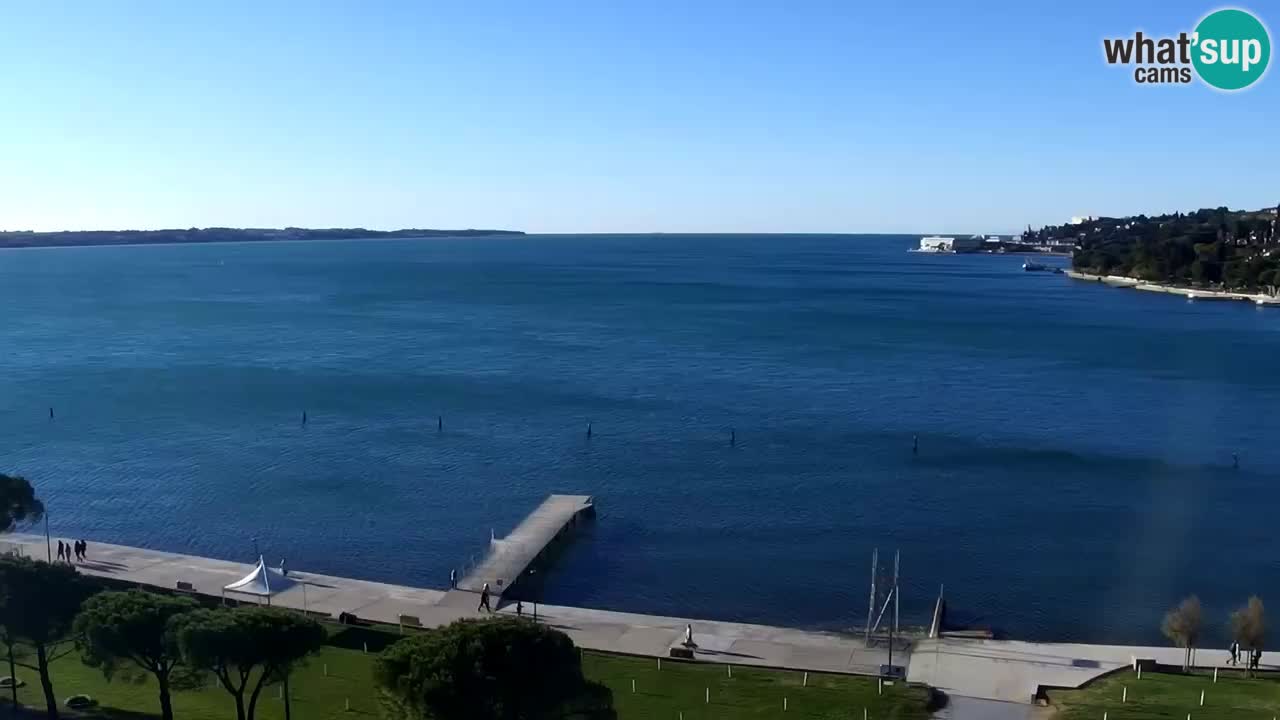 Portorož – panorama webcam