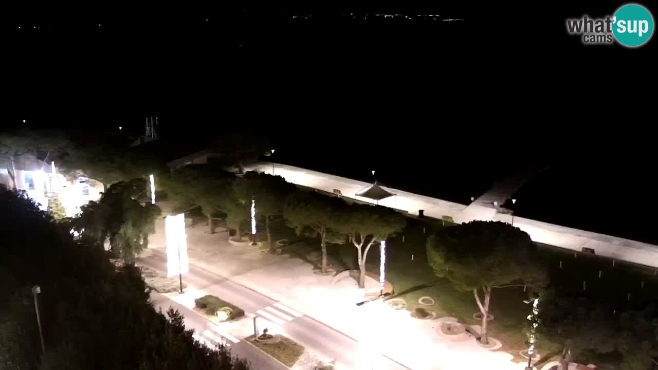 Webcam spiaggia Portorose – Vista dal ristorante Bungalow