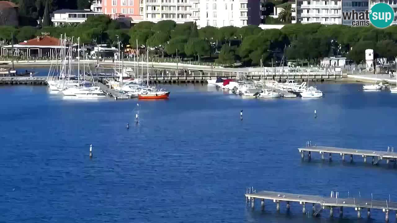 Webcam Portorož Panoramic view from Casino Portoroz