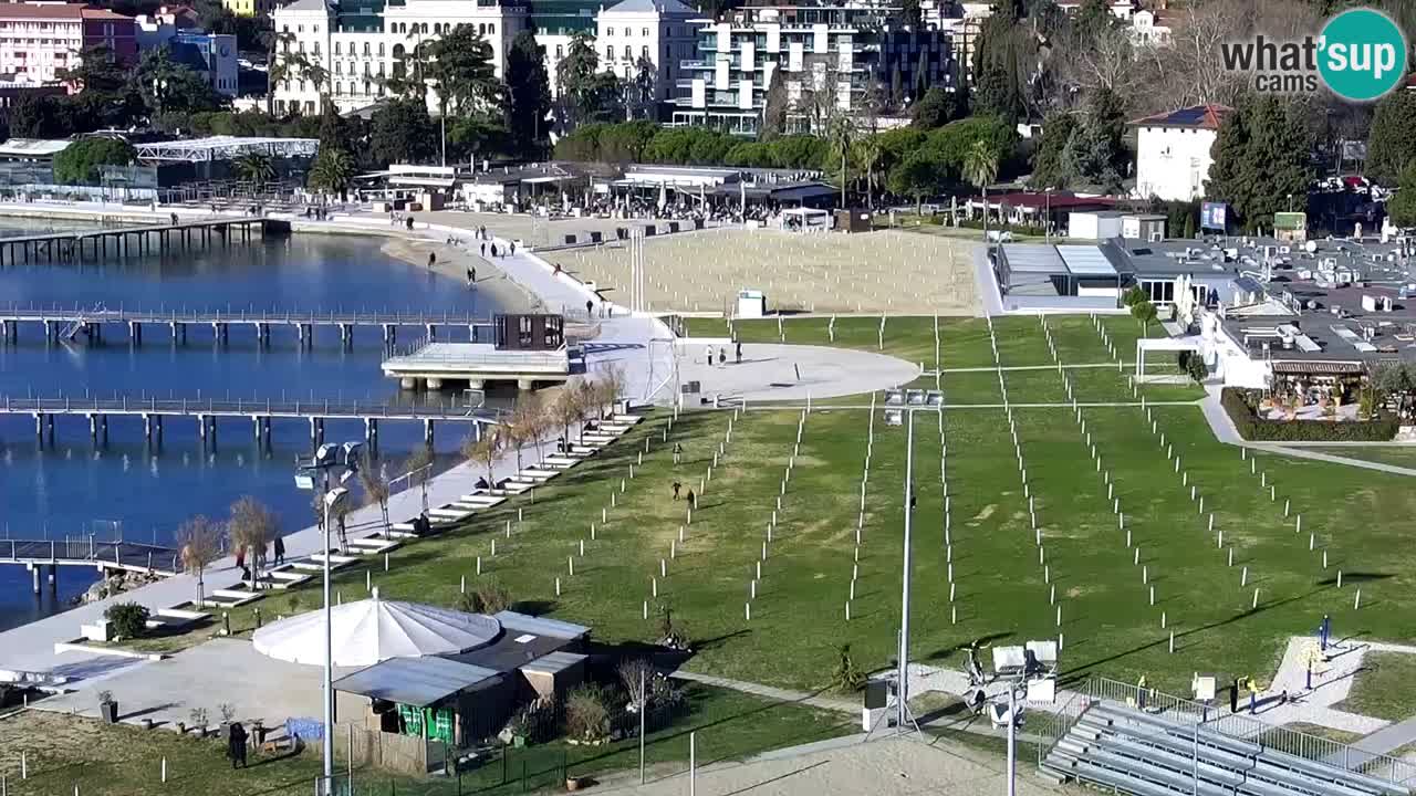 Webcam Portorož Panoramic view from Casino Portoroz