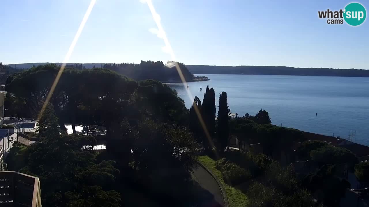 Webcam Portorož Panoramic view from Casino Portoroz