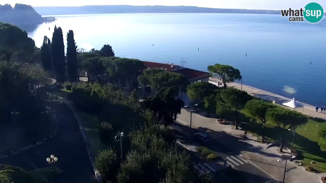 Webcam Portorož Panoramic view from Casino Portoroz