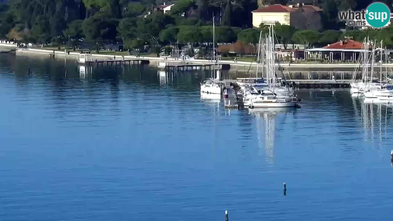 Spletna kamera Portorož plaža – Pogled z restavracije Bungalow