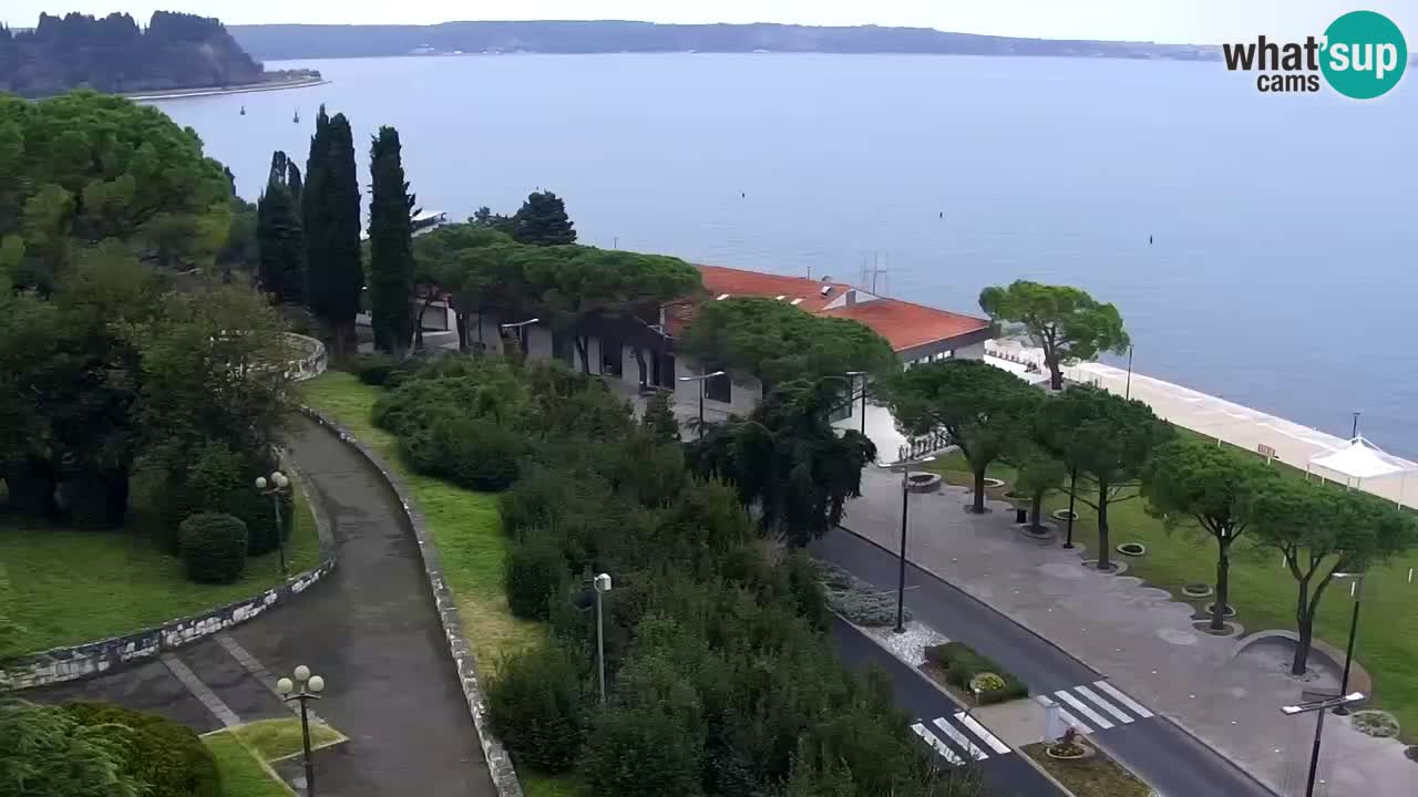 Webcam Portorož Panoramic view from Casino Portoroz