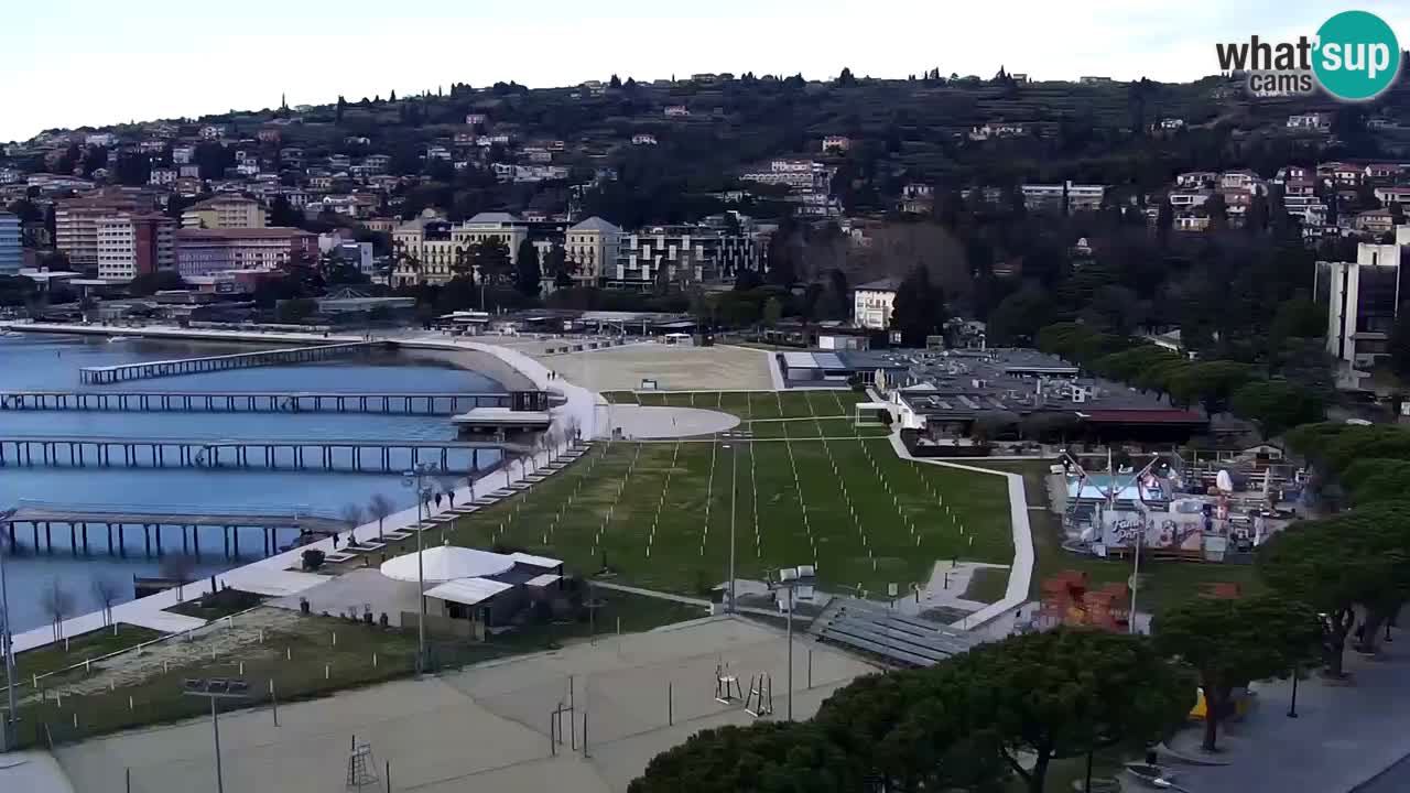 Portorož – panorama webcam