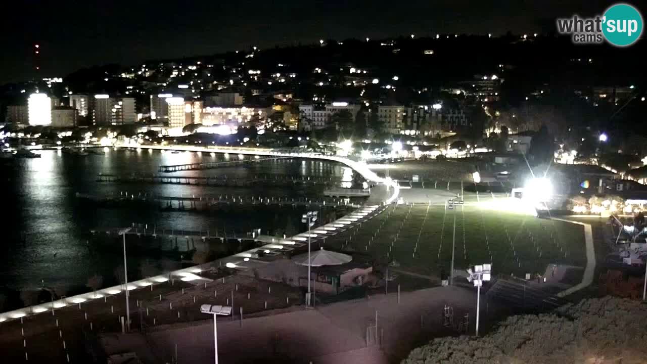 Webcam Portorož Panoramic view from Casino Portoroz