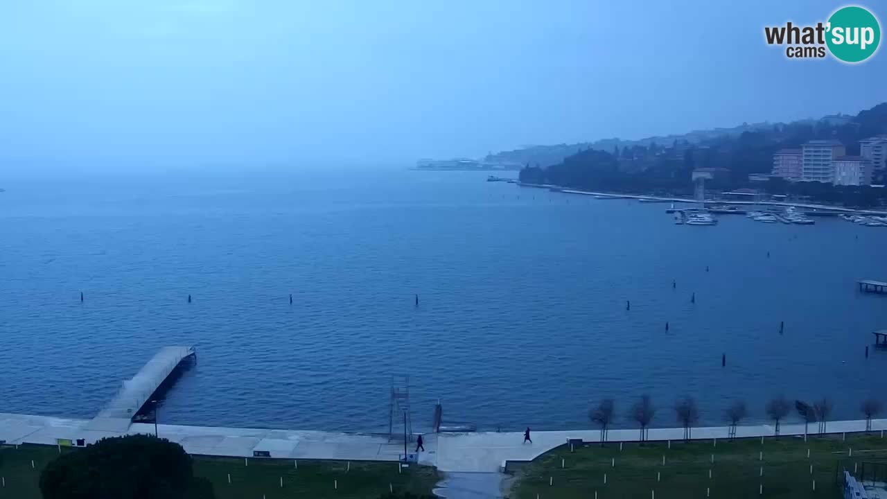 Webcam spiaggia Portorose – Vista dal ristorante Bungalow