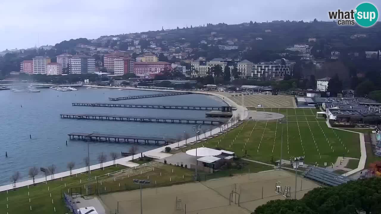 Webcam Portorož Panoramic view from Casino Portoroz