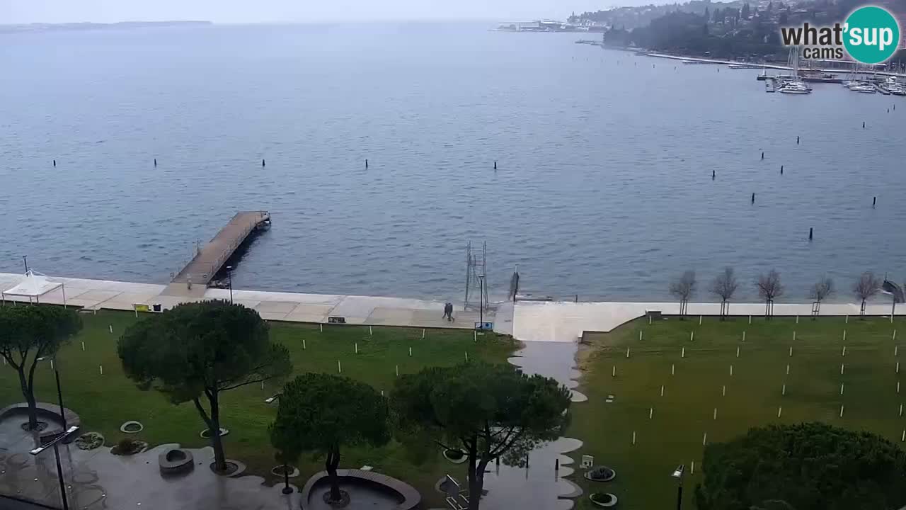 Webcam spiaggia Portorose – Vista dal ristorante Bungalow