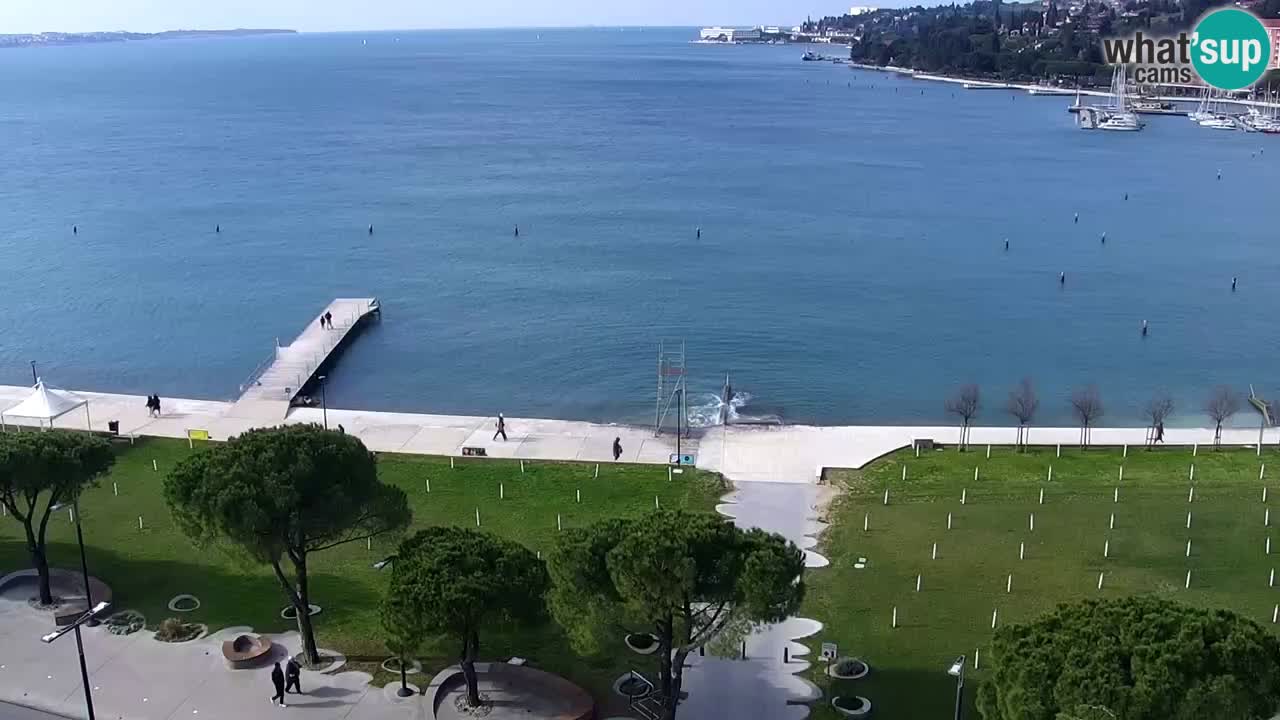 Webcam Plage Portorož – Bungalow