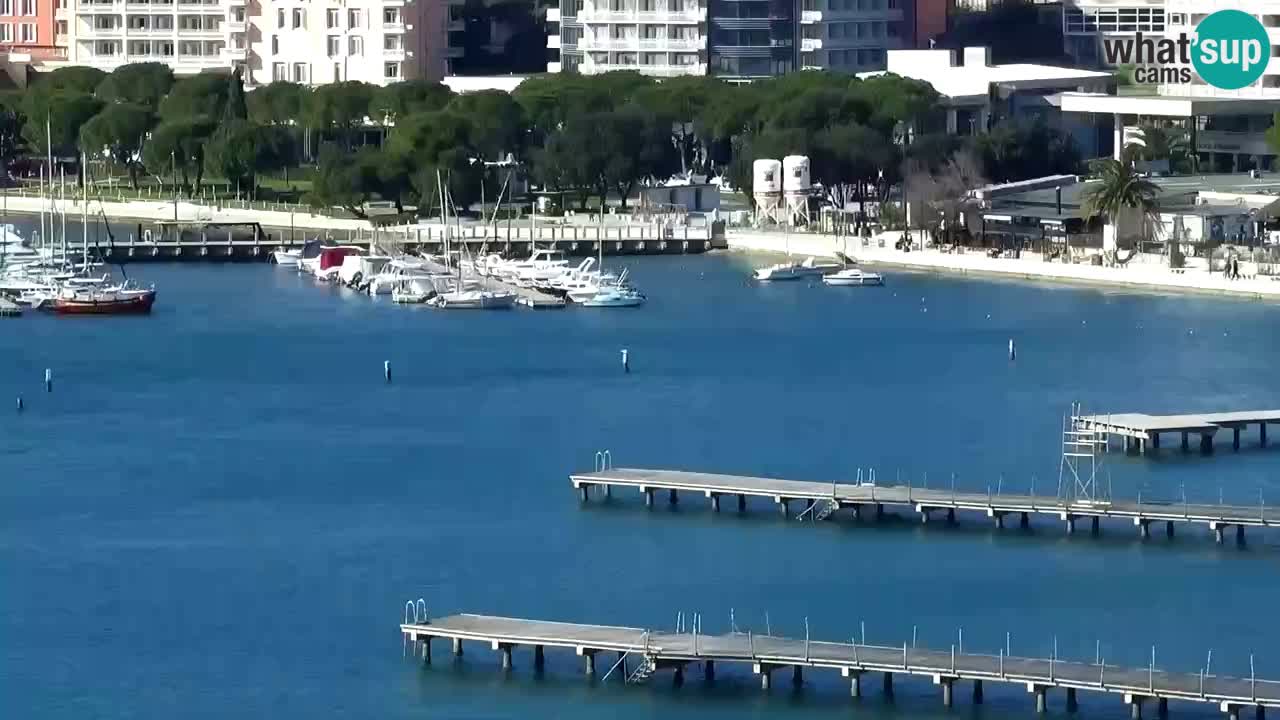 Spletna kamera Portorož plaža – Pogled z restavracije Bungalow