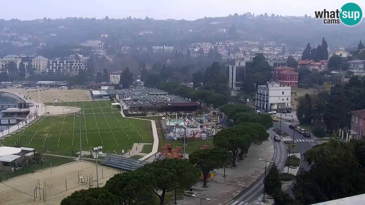 Webcam Portorož Panoramic view from Casino Portoroz